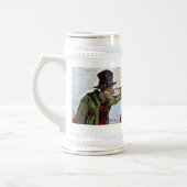 Vincent Van Gogh - De Drinkers - Fijne Kunst Bierpul (Links)