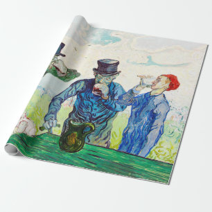 Vincent Van Gogh De Drinkers Fijne Kunst Cadeaupapier