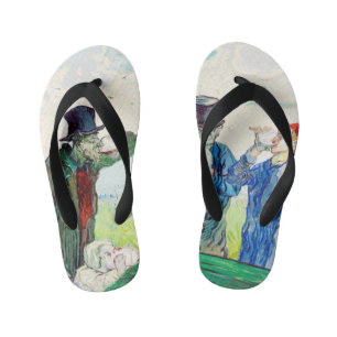 Vincent Van Gogh De Drinkers Fijne Kunst Kinder Teenslippers