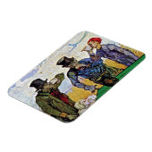 Vincent Van Gogh - De Drinkers - Fijne Kunst Magneet (Linkerzijde)