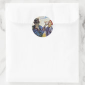 Vincent Van Gogh - De Drinkers - Fijne Kunst Ronde Sticker (Tas)