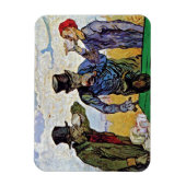 Vincent Van Gogh - de Drinkers - Fine Art Magneet (Verticaal)