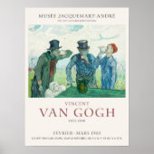 Vincent van Gogh De Drinkers Kunstdruk Vintage Poster (Voorkant)