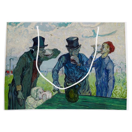 Vincent van Gogh - De Drinkers na Daumier Groot Cadeauzakje (Voorkant)