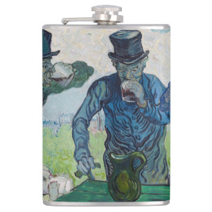 Vincent van Gogh - De Drinkers na Daumier Heupfles