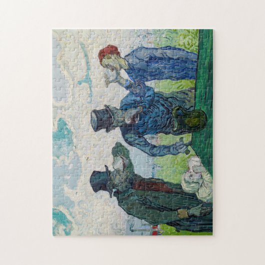 Vincent van Gogh - De Drinkers na Daumier Legpuzzel (Verticaal)
