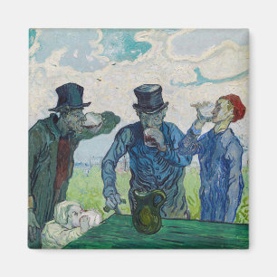 Vincent van Gogh - De Drinkers na Daumier Magneet