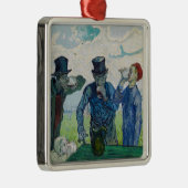 Vincent van Gogh - De Drinkers na Daumier Metalen Ornament (Rechts)