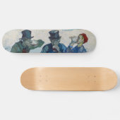 Vincent van Gogh - De Drinkers na Daumier Persoonlijk Skateboard (Horizontaal)