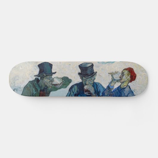Vincent van Gogh - De Drinkers na Daumier Persoonlijk Skateboard (Horizontaal)