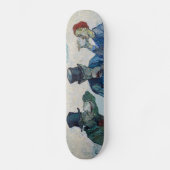 Vincent van Gogh - De Drinkers na Daumier Persoonlijk Skateboard (Voorkant)