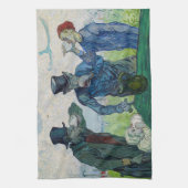 Vincent van Gogh - De Drinkers na Daumier Theedoek (Verticaal)