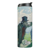 Vincent van Gogh - De Drinkers na Daumier Thermosbeker (Gedraaid links)