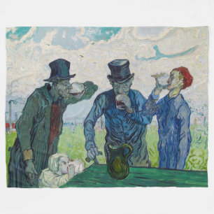 Vincent van Gogh - De drinkers, naar Daumier Fleece Deken