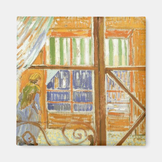 Vincent van Gogh - De etalage van een slager Magneet (Voorkant)