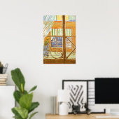 Vincent van Gogh - De etalage van een slager Poster (Thuiskantoor)