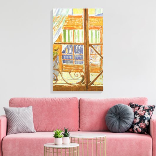 Vincent van Gogh - De etalage van een varkensslage Canvas Afdruk (Insitu (Woonkamer))