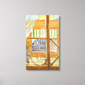 Vincent van Gogh - De etalage van een varkensslage Canvas Afdruk (Voorkant)