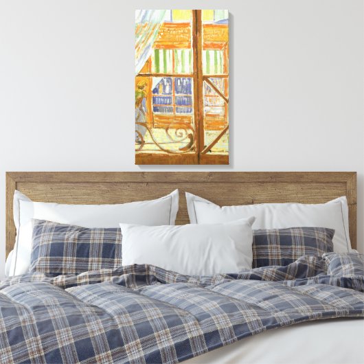 Vincent van Gogh - De etalage van een varkensslage Canvas Afdruk (Insitu (Slaapkamer))