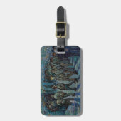 Vincent van Gogh - De gevangenenkamer Bagagelabel (Voorkant verticaal)