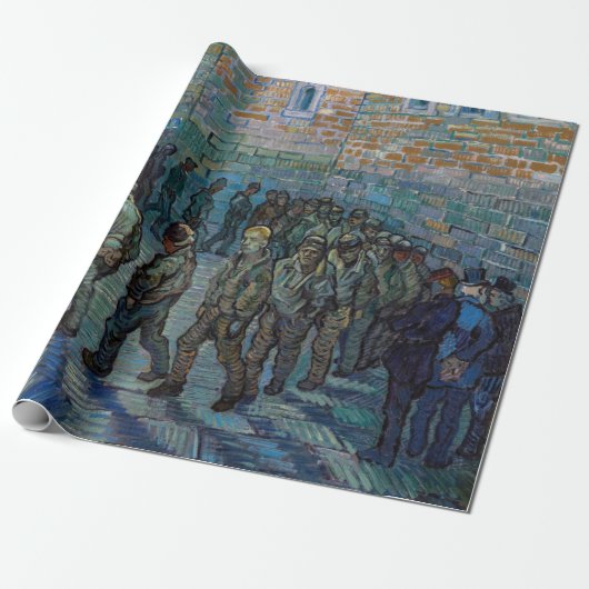 Vincent van Gogh - De gevangenenkamer Cadeaupapier (Uitgerold)