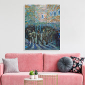 Vincent van Gogh - De gevangenenkamer Canvas Afdruk (Insitu (Woonkamer))