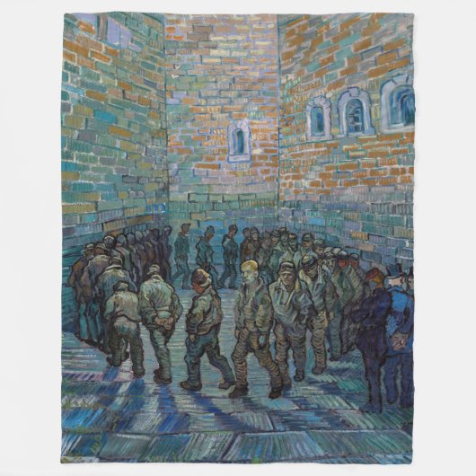 Vincent van Gogh - De gevangenenkamer Fleece Deken (Voorkant)