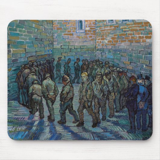 Vincent van Gogh - De gevangenenkamer Muismat (Voorkant)
