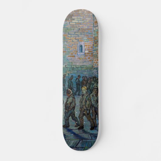 Vincent van Gogh - De gevangenenkamer Persoonlijk Skateboard (Voorkant)