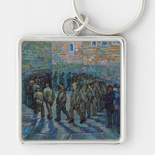 Vincent van Gogh - De gevangenenkamer Sleutelhanger (Voorkant)