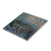 Vincent van Gogh - De gevangenenkamer Tegeltje (Zijkant)