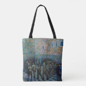 Vincent van Gogh - De gevangenenkamer Tote Bag (Achterkant)