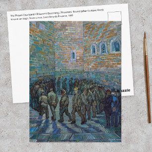 Vincent van Gogh - De gevangenis binnenplaats Briefkaart