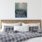 Vincent van Gogh - De gevangenis binnenplaats Canvas Afdruk (Insitu (Slaapkamer))