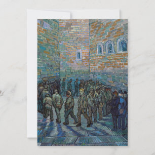 Vincent van Gogh - De gevangenis binnenplaats Kaart
