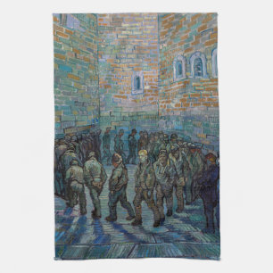 Vincent van Gogh - De gevangenis binnenplaats Theedoek
