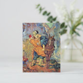 Vincent Van Gogh - de goede Samaritaan - de fijne  Briefkaart (Staand voorkant)