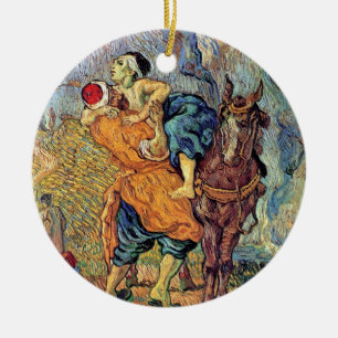 Vincent Van Gogh - de goede Samaritaan - de fijne  Keramisch Ornament
