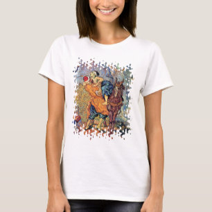 Vincent Van Gogh - de goede Samaritaan - de fijne  T-shirt