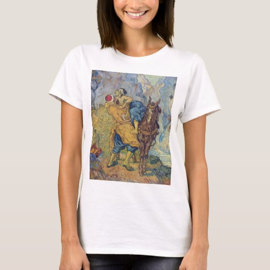 Vincent Van Gogh - De Goede Samaritaan T-shirt (Voorkant)