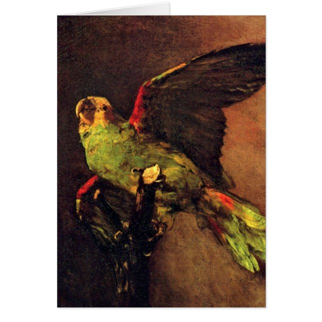 Vincent Van Gogh - De groene papegaai Vogel liefhe (Voorkant)