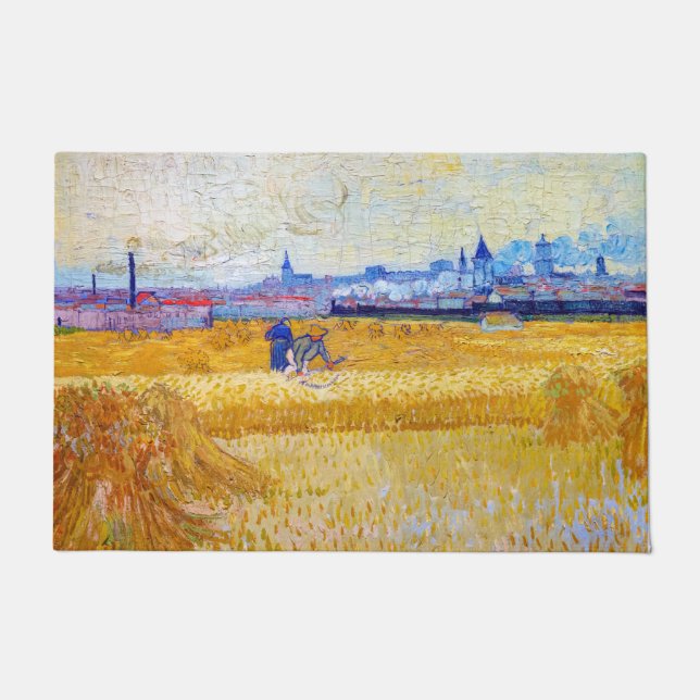 Vincent van Gogh - De Harvesters Deurmat (Voorkant)