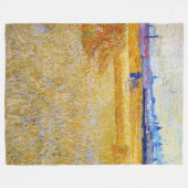 Vincent van Gogh - De Harvesters Fleece Deken (Voorkant (Horizontaal))