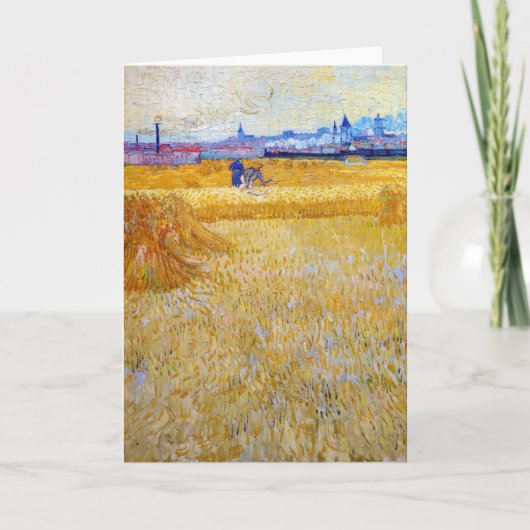 Vincent van Gogh - De Harvesters Kaart (Voorkant)