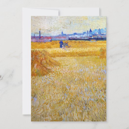 Vincent van Gogh - De Harvesters Kaart (Voorkant)