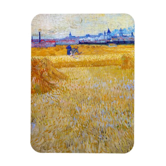 Vincent van Gogh - De Harvesters Magneet (Verticaal)