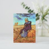 Vincent Van Gogh - De Herderin (naar Millet) Briefkaart (Staand voorkant)