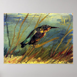 Vincent Van Gogh - De IJsvogel - Vogel Liefhebber  Poster