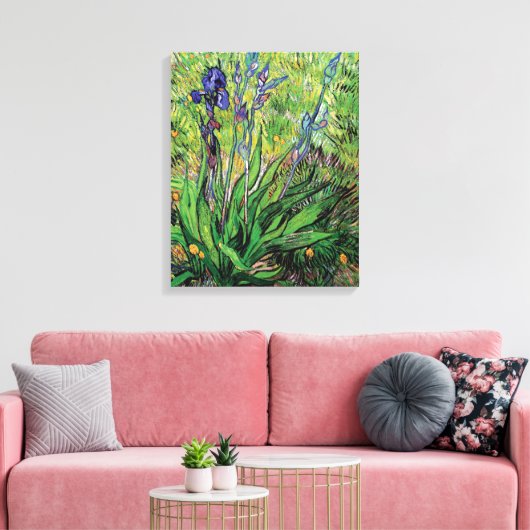 Vincent Van Gogh - de Iris Natuur Lover Fine Art Canvas Afdruk (Insitu (Woonkamer))