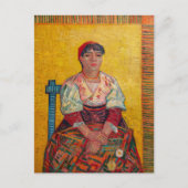 Vincent Van Gogh - De Italiaanse vrouw Briefkaart (Voorkant)